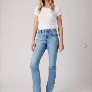 NWT Levi's 501 Straight Jeans 27x28